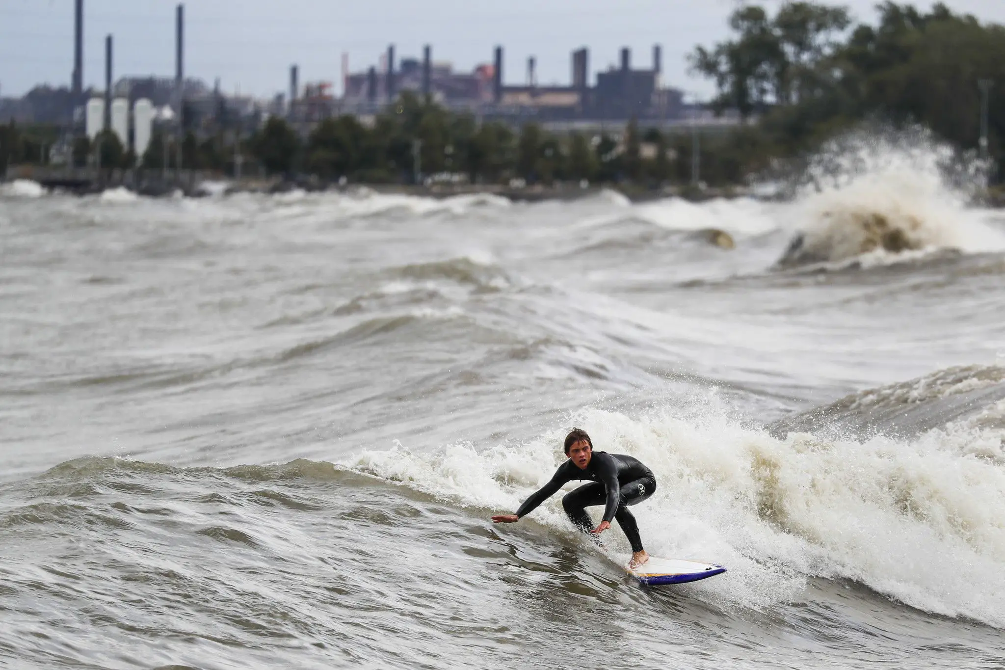 Photo of the Day: September Surfing on Lake Michigan