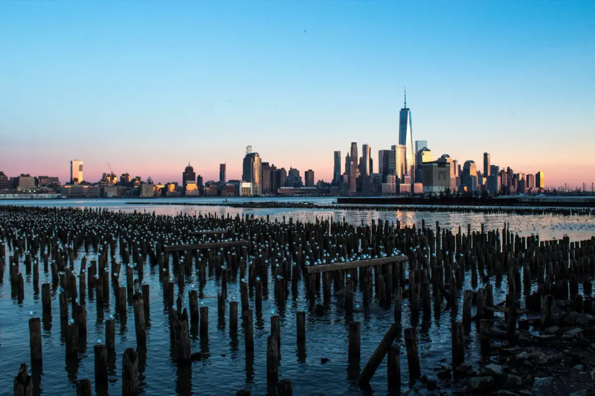 Jersey City New Jersey View of Manhattan