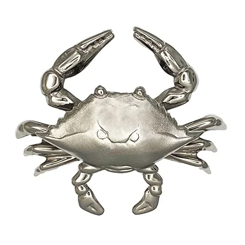 Crab Door Knocker - Nickel Silver (Standard Size)